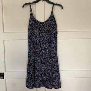 Patterned cocktail summer dress